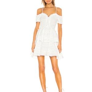 Lavinia White Off Shoulder Elliatt Dress size S